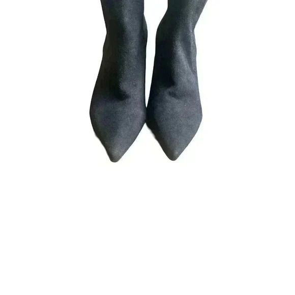 NEW L'Agence Jeanne Block Heel Charcoal Black Bootie Size 38.5/8/8.5 - Picture 4 of 12